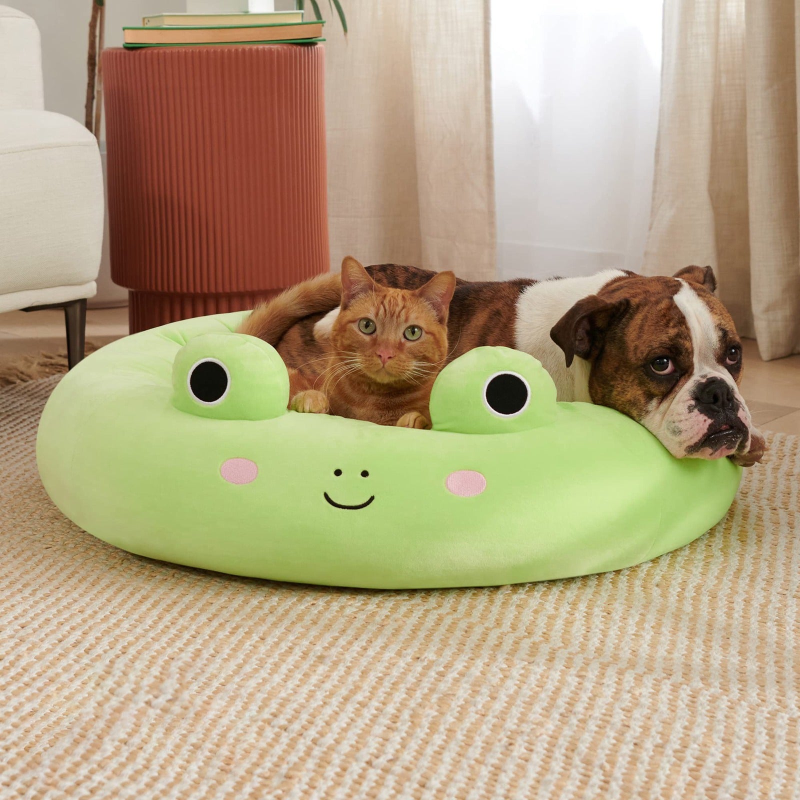 Animals And Fruits Super Soft Plush Pet Bed