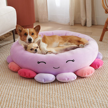 Animals And Fruits Super Soft Plush Pet Bed