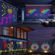 Curtain Garland Window Bedroom New Year Garland Led Decoration Musical Rhythm Lights RGB LED String Light App DIY Pattern Remote - Producktin