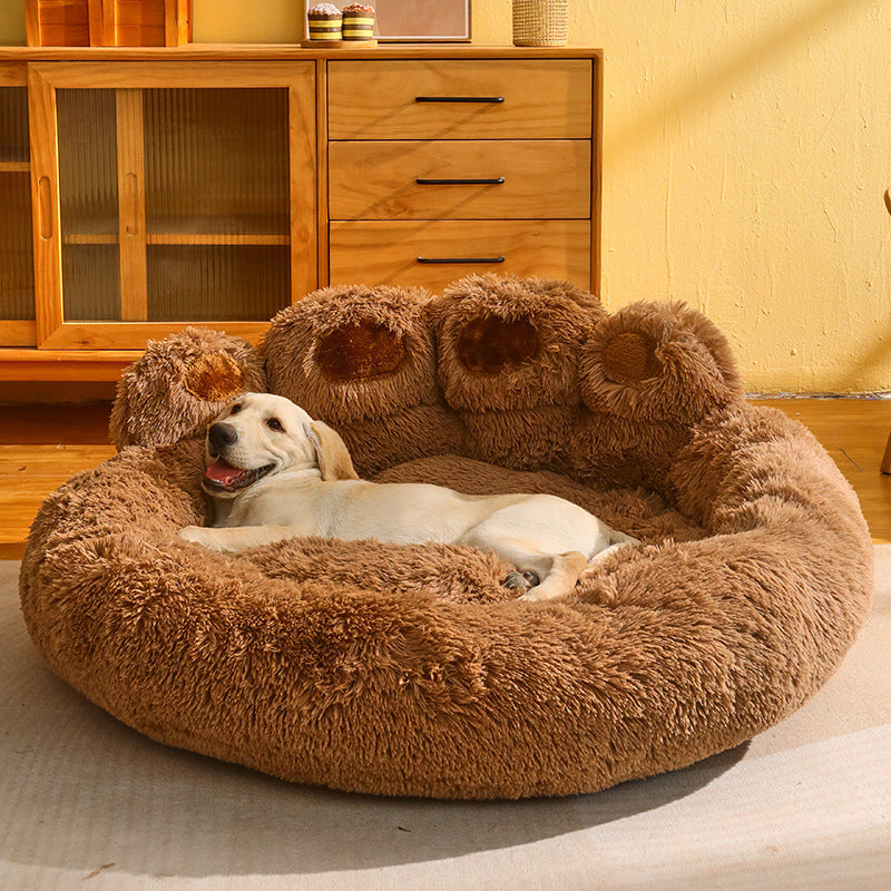 Kennel Warm Retriever Bed Fleece-lined Sofa Mattress