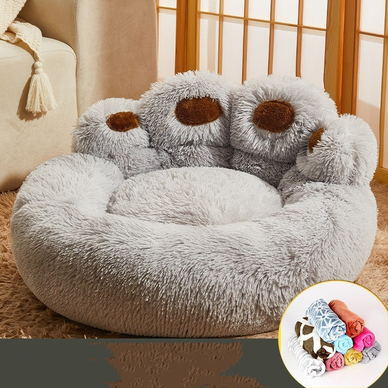 Kennel Warm Retriever Bed Fleece-lined Sofa Mattress